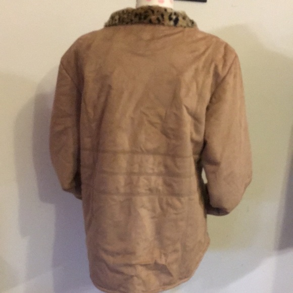 Regent Park Faux Suede Womans Coat Size Large Excellent Like NEW Gorgeous Warm - Picture 5 of 8